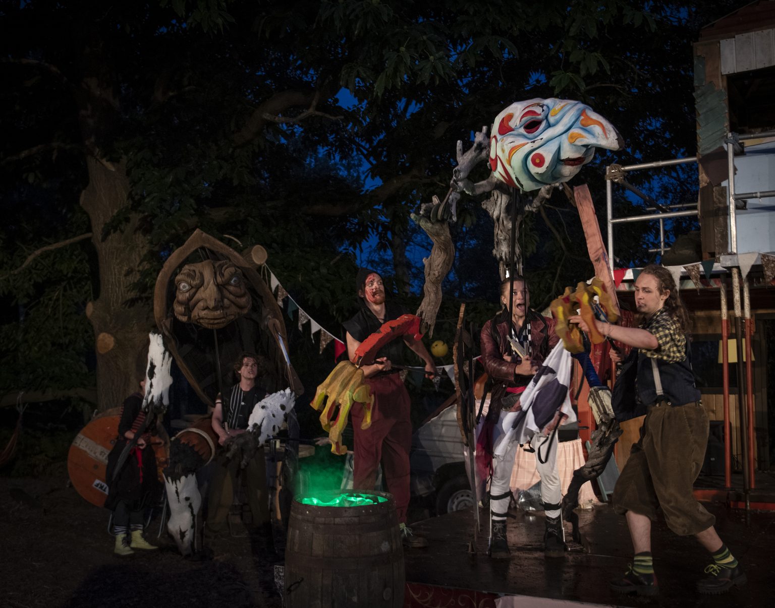 Red Rose Chain Theatre in the Forest 2022 Macbeth Red Rose Chain